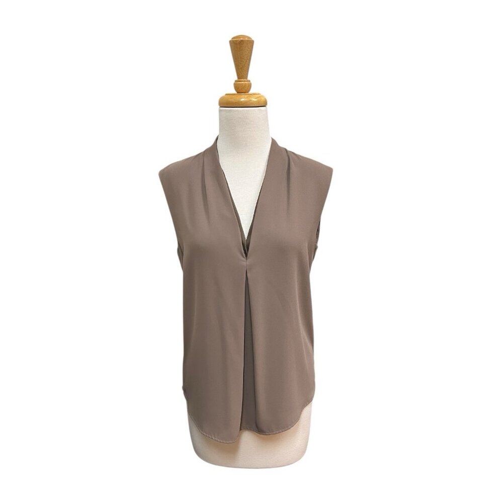 Brochu Walker Letia Sleeveless Brown Top Size Xs